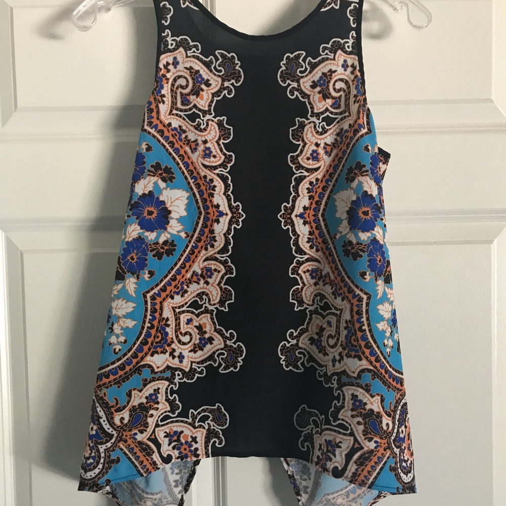 Clover canyon open back blouse